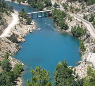 Ausblick auf den Stausee