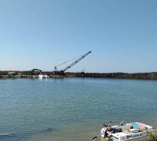 Blick auf Hafen