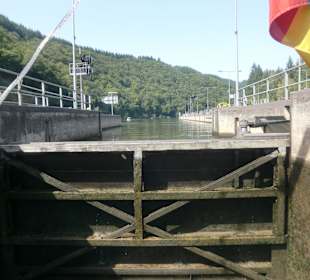 Schleuse auf der Saar 