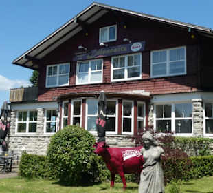 Zum Abendessen im Restaurant Luisensitz