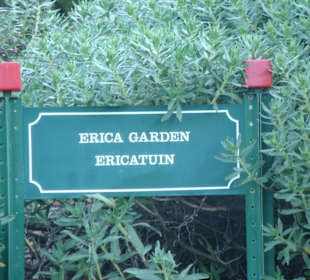 Genaue Bezeichnungen im Park