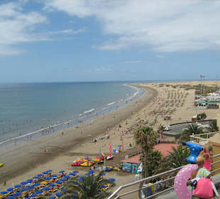 Foto von der oberen Promenade aus 