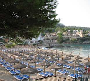 der strand vom Ort aus gesehen