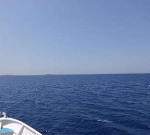Bootsfahrt zu Chrissi Island