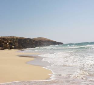 Einsamer Strand, ideal zum baden