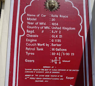 Jedes Fahrzeug mit technischen Daten