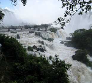 Iguacu-Wasserfälle Brasilianische Seite