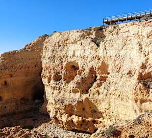 Ausblick Carvoeiro Boardwalk