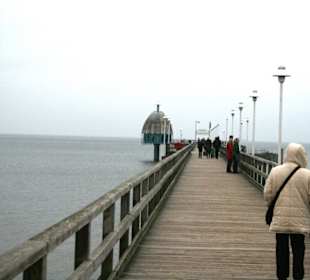 Seebrücke Zinnowitz mit Tauchglocke