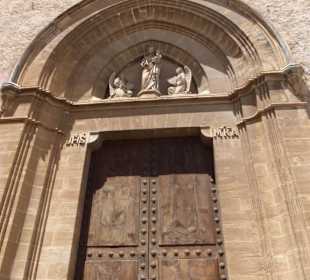 Eingangsportal zur Santa Maria dels Àngels