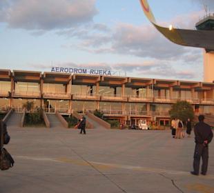 Flughafen Rijeka auf der Insel Krk