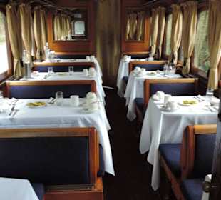 Speisewagen, nur am 12.30 Uhr Zug