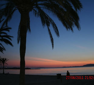 Playa de Plama bei Nacht