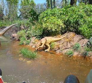Wildwasserfahrt durch den Jurassic Park