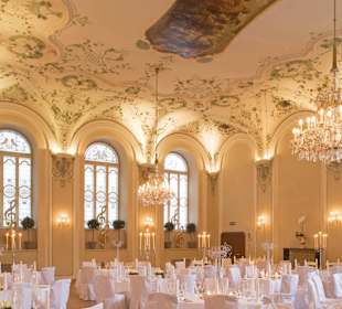 Barocksaal im Restaurant St. Peter in Salzburg