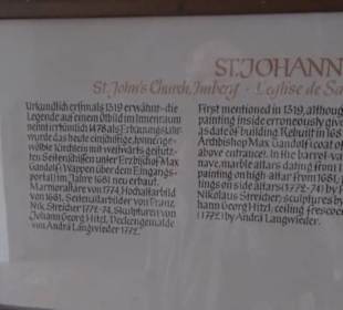 St. Johannes am Imberg Kirche