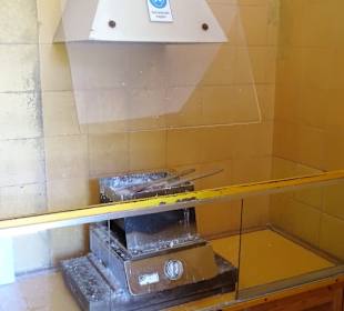 Salzsieder-Arbeitsplatz im Salzmuseum