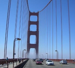 Fahrt über die Golden Gate Bridge