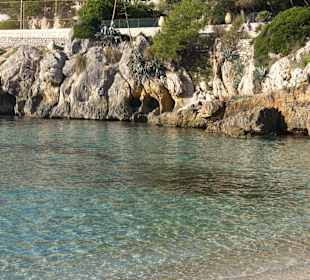 Glasklares Wasser......die Cala Gat