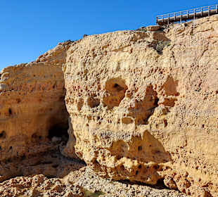 Ausblick Carvoeiro Boardwalk