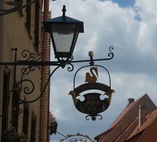 Zunftschild in Rothenburg ob der Tauber