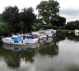 Blick in den Hafen von Osterholz-Scharmbeck