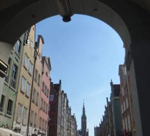 Goldenes Tor, Blick durch das Tor zur Langgasse