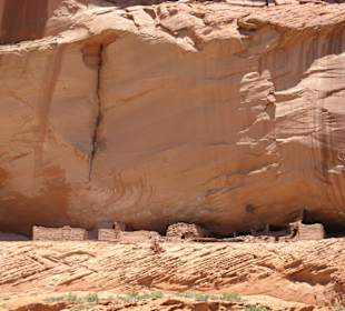 Alte indianische Wohnstätte im Canyon de Chelly
