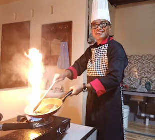Der Chef in Aktion