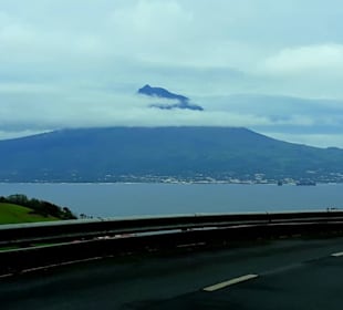 Blick von Faial auf Pico