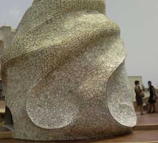 Scultura che si trova nel tetto