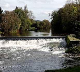 Die Staustufe der Fulda 
