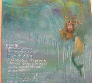 Ausstellungsobjekt einer Vernissage