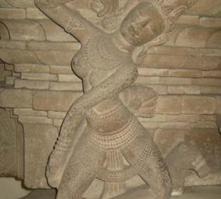 Bramanist Gottheit im Cham Museum.