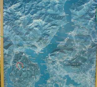 Lago Maggiore - Lage Aussichtspunkt Mottarone