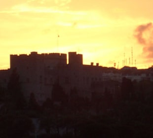 Sonnenuntergang über Rhodos-Stadt