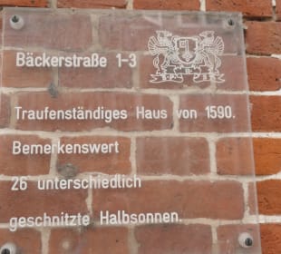 Stade: INFO-Tafel am Traufenhaus (Bäckerstraße)