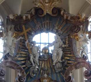 In der Pfarrkirche von Volkach