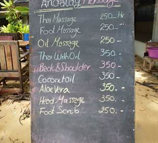 Angebote Massagen
