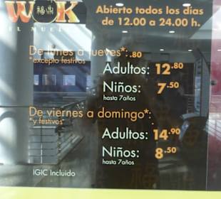 Restaurant WOK El Muelle im Einkaufszentrum