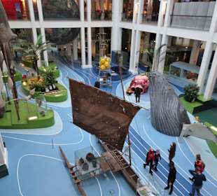 Der Zentralbereich des Übersee-Museums