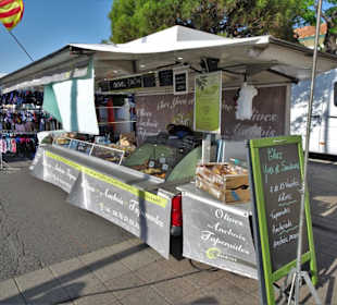 Impressionen vom Wochenmarkt Saint-Cyprien-Plage