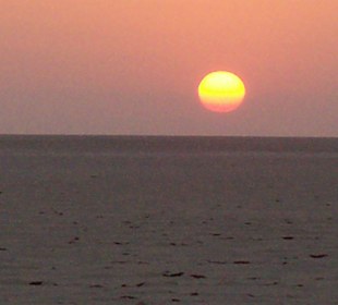 Alba sul lago salato