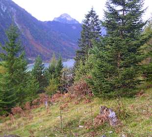 Blick vom Rofan auf den Achensee