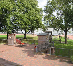 Blick zum Spielplatz
