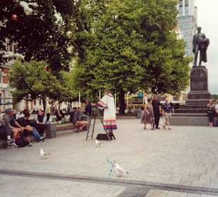 Catedrale Square mit dem Wizard