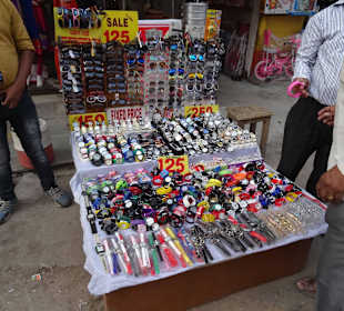 Auf dem Markt unterwegs