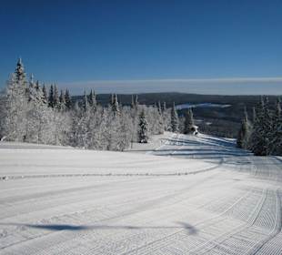 Åkersjön sneeuwlandschap