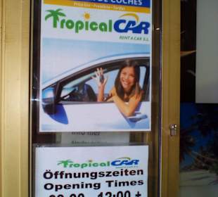 Büro Tropical-Car in Playa del Ingles