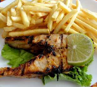 Frischer Fisch mit Wunschbeilage